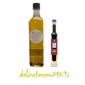 Aceite Oliva con Trufa negra y Reducción Balsámica con Trufa negra. Pack Degustación Extra (mdt)