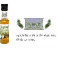 Aceite oliva ecológico sabor Romero de aceituna variedad Rojal Botella 250ML (agr)											