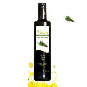 Aceite oliva sabor Romero con aceituna variedad Manzanilla. Botella 250ML (asp)										