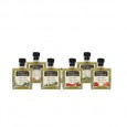 10 sabores aceite oliva a elegir. Pack degustación 6 Botellas cuadradas 100ML (fin)